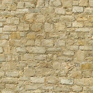MyTinyWorld Dolls House Miniature Weathered Yellow Stone Pattern Cladding