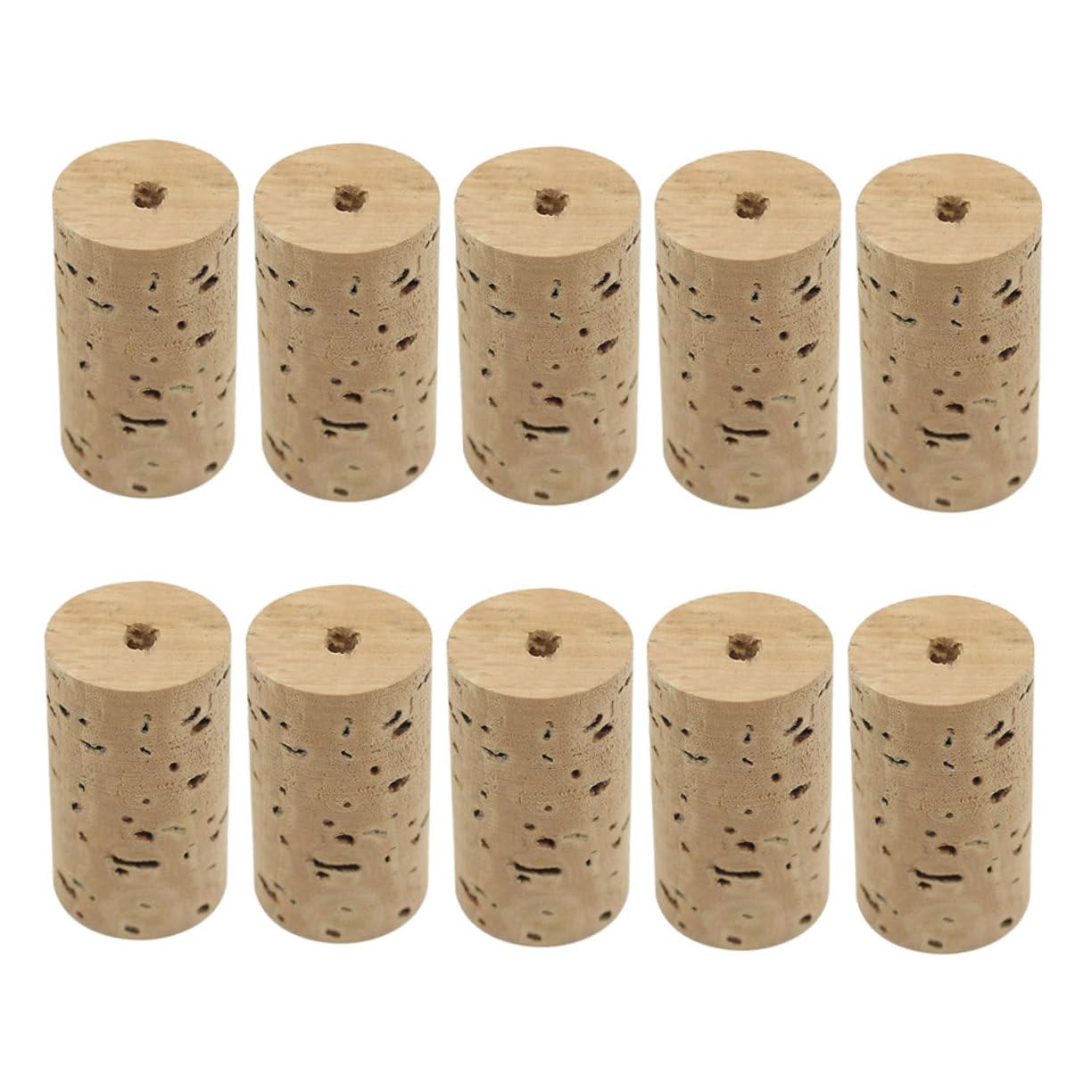 ULDIGI 10 Pcs Flute Cork Plugs Natural Woodwind Instrument Cork Stopper for Repair Sealing