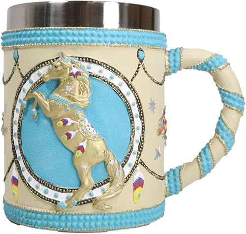 Vista 57 de Ebros Gift The Trail Of Painted Ponies Collection Western Pony Horse - Taza con temática de caballos ranchos, estilo rancho, granja, acento suroeste