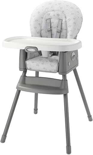 Graco SimpleSwitch Highchair, Reign,Kid,Grey