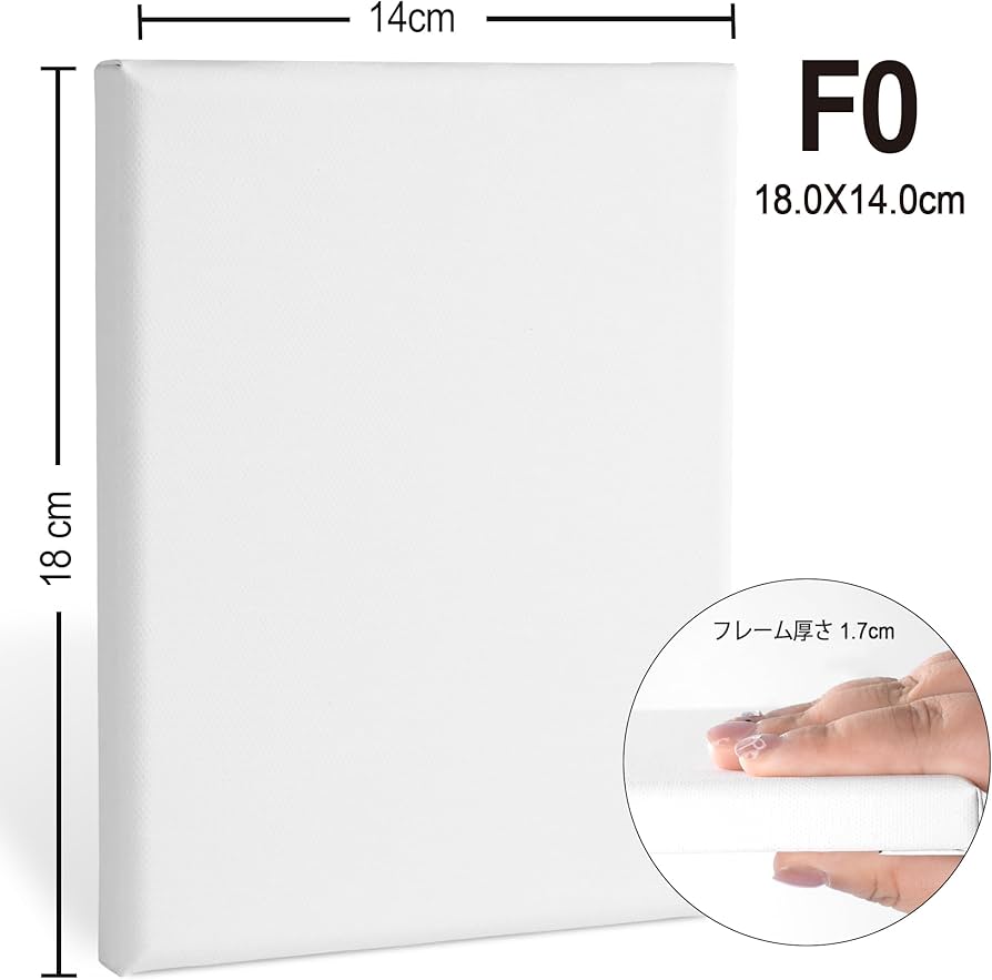 Amazon.co.jp: PHOENIX ナチュラル色合い 綿化繊混紡 張りキャンバス