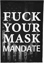 Fuck Your Mask Mandate 12.5x18 In Double Sided Garden Flag, Fade-Resistant Outdoor Yard Flag for All Seasons34