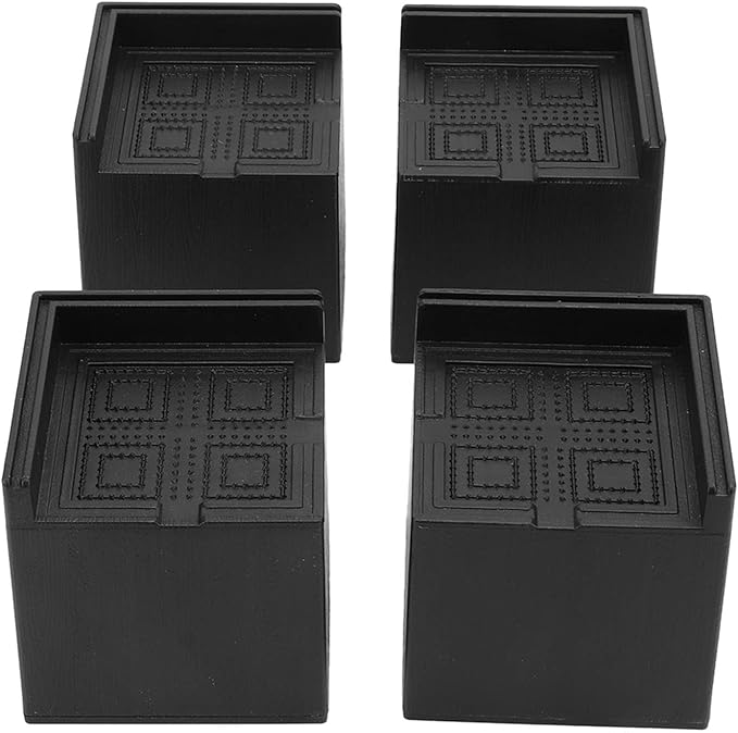 4Pcs Furniture Riser, Square EVA Table Sofa Riser Bed Lifts Risers