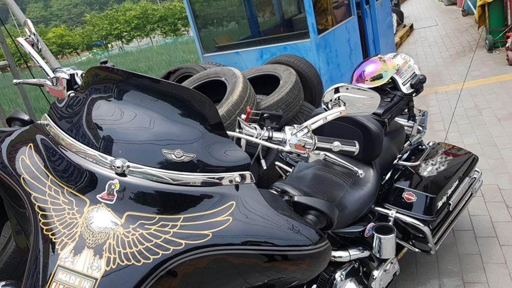 Motorcycle 8mm Rearview Mirror Rear Side Mirrors for Harley Road King Sportster Fatboy Dyna FXDF FLSTF Softail