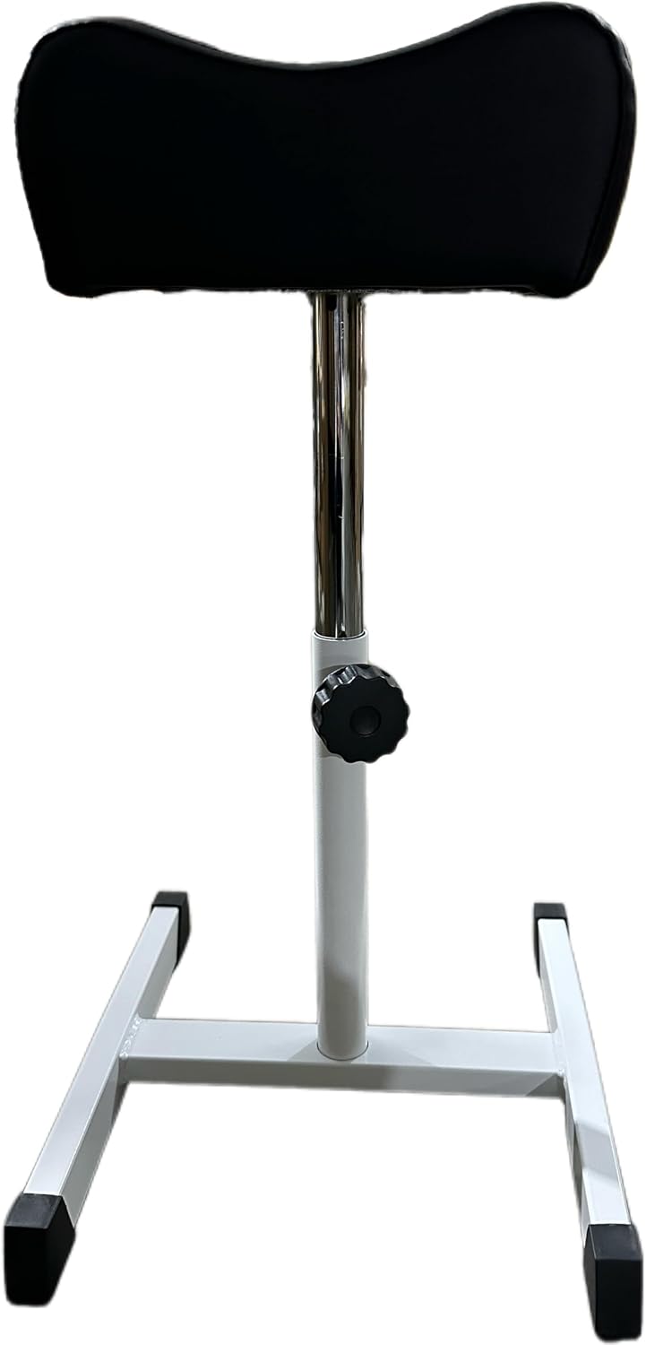 Pedicure Foot Rest,Soft,Nail Tech,Tattoo,Spa,Reinforce,Adjustable Height,Non-Slip,Black