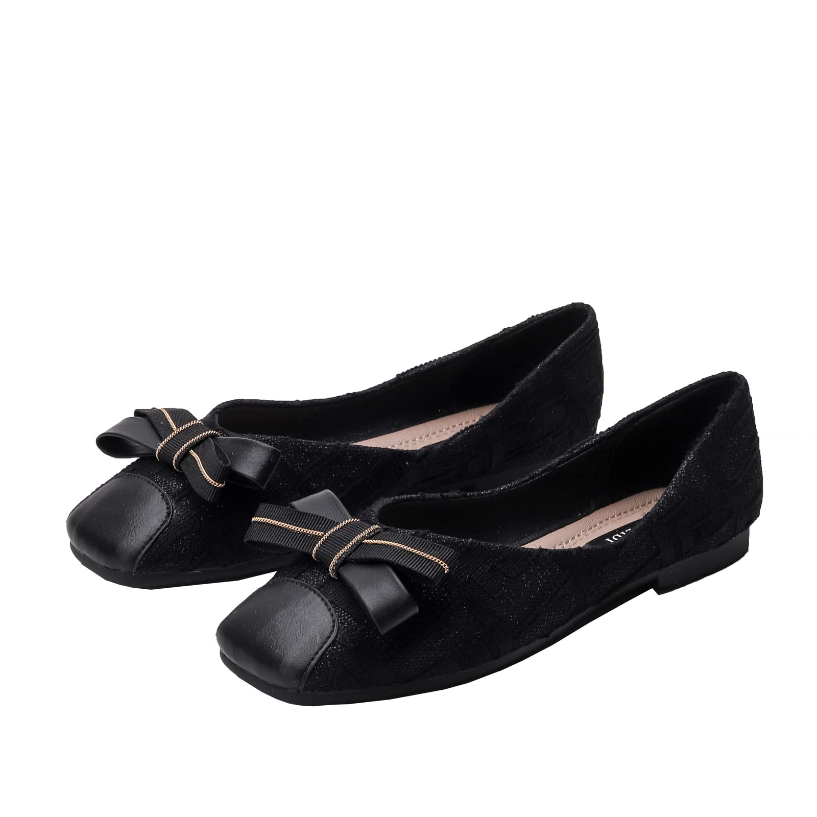 Ballerines Confortables Pour Femme Avec Bout Carré - Chaussures D'été Légères à Talons Bas, Semelle Antidérapante, Tailles 36-44