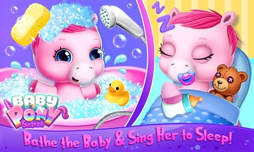 Baby Pony Sisters - Virtual Pet Care, Horse Nanny & Dress Up Game For Girls #TOP2