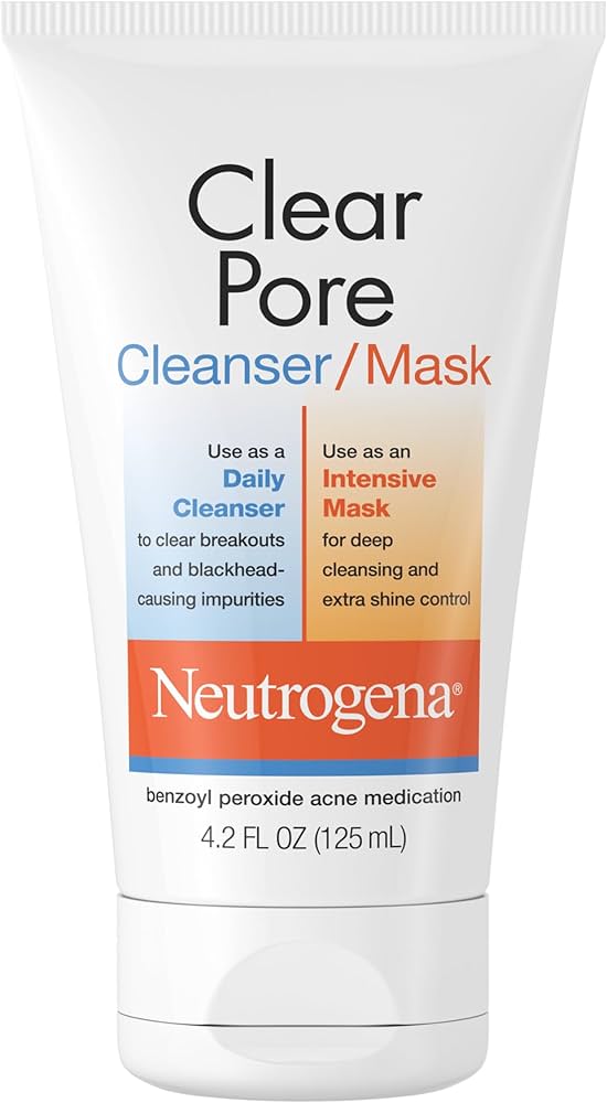 Amazon.com : Neutrogena Clear Pore 2 in 1 Facial Cleanser/Face