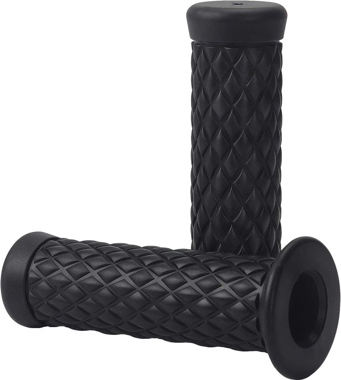 - Motorcycle Grips Non Slip Rubber Bar End Thruster Grip 7/8" 22mm 24mm Motorcycle Comfort Hand Handlebar Grip Thruster Grip