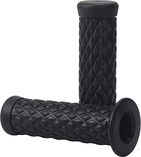 Empuñaduras de motocicleta antideslizantes de goma para el extremo de la barra de agarre de 78 pulgadas, 0.866 in, 0.945 in, comodidad para