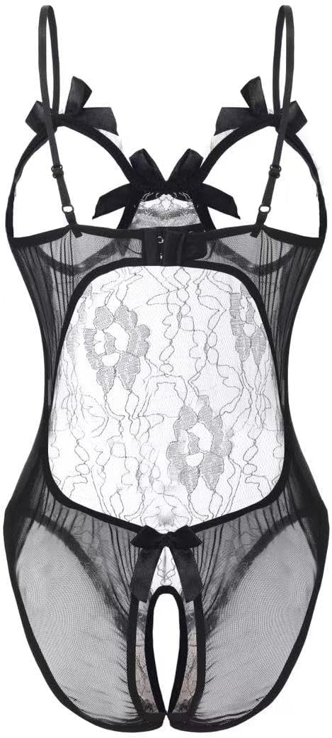 Fem&Fata One Piece Lingerie for Women Sexy Bodysuit Lace Teddy Babydoll Nightwear S-XXL