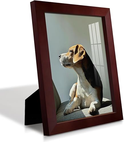 Miniatura 50 de Renditions Gallery - Marco para fotos de 11x14 pulgadas de estilo moderno de alta gama, hecho de madera maciza y cristal de alta definición listo