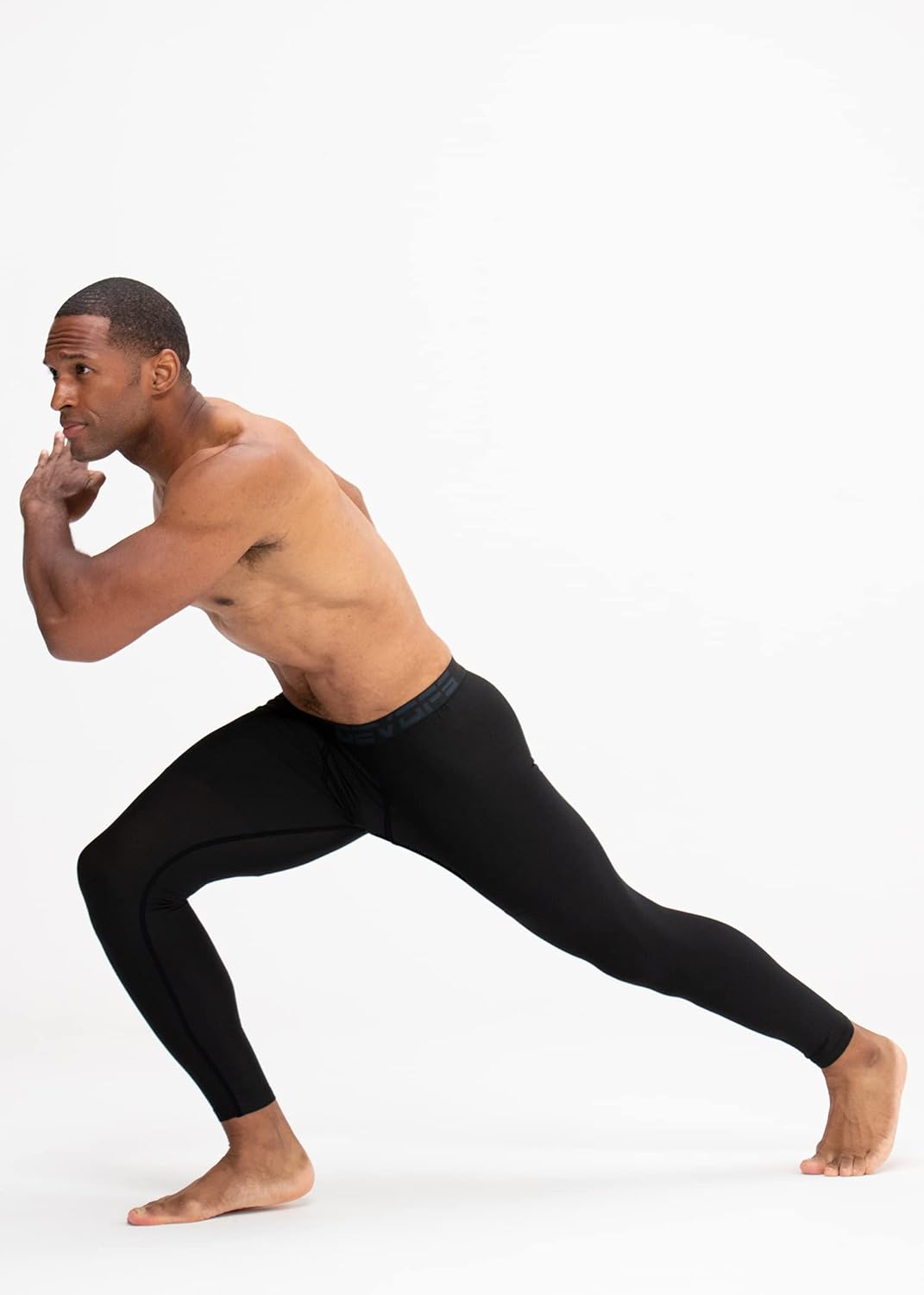 DEVOPS 2 or 3 Pack Men's Compression Pants Athletic Leggings with Pocket/Non-Pocket