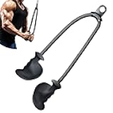 BLUSLM Ergonomic Tricep Rope Pulldown Attachments, Upgraded 27 32 40 & 47 Inch Extra Long Triceps Rope Cable Attachments for Gym, LAT Pull Down Bar for Cable Machine, Tricep Workout Cable Attachments