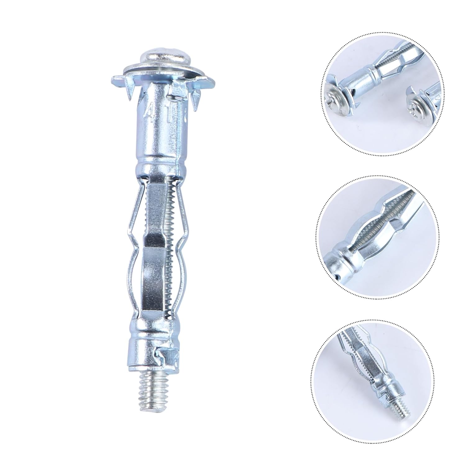 Steel Hollow Wall Anchors 4x38mm 20 Pack with Machine Screws