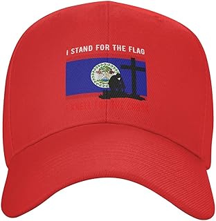 I Stand for The Belize Flag and I Kneel for The Cross Baseball Caps for Men Women Hat Adjustable Cap Trucker Hats Dad Cap