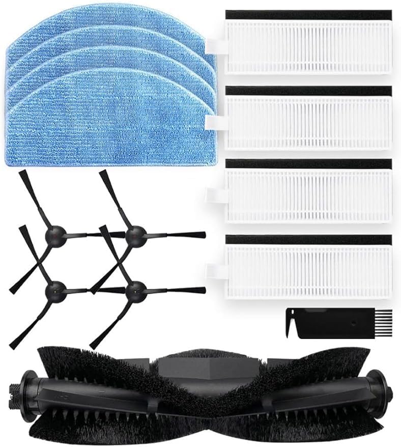 Replacement Parts Accessories Kit, for Tikom G8000, G8000 Pro for Honiture G20 Robot Vacuum Replacement Spare