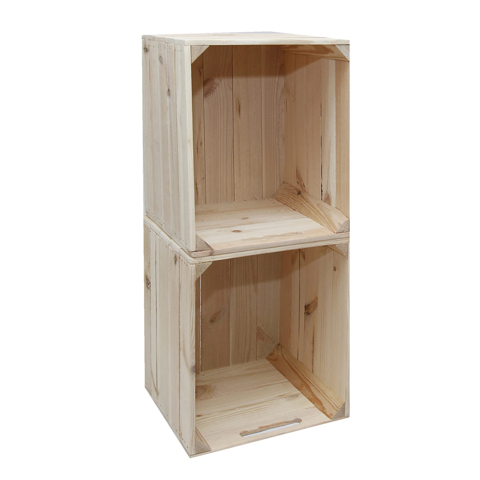 MARWOOD Premium Quality 2 x pudełko na zimno w pudełku do przechowywania galaktyk, pudełko do przechowywania zimnego łososia, drewniane pudełko, pudełko na zimne, w pudełku na owoce, drewniana