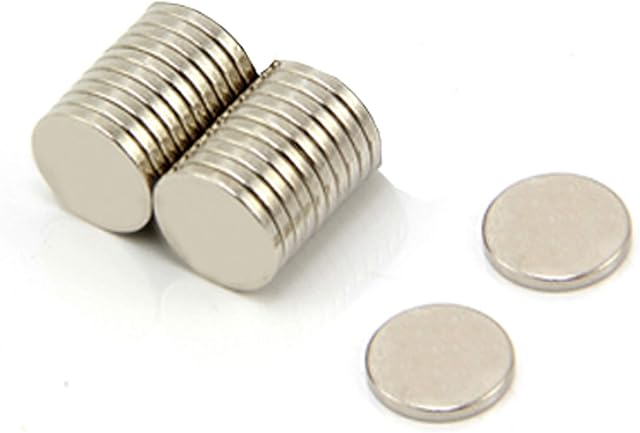 Magnet Expert® 8mm dia x 1mm thick N35 Neodymium Magnet - 0.39kg Pull (Pack of 20)