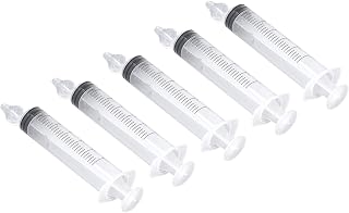 5pcs Seringa Irrigadora Nasal Portátil Leve Ferramenta para Enxágue de Nariz de Bebê Com Ponta de Silicone, Adequada para Limpeza e Enfermagem da Cavidade Nasal (30ml)