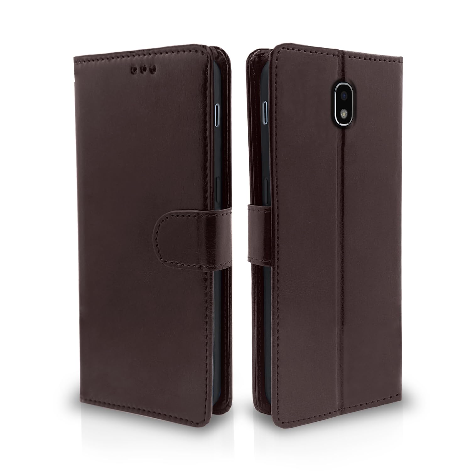 Pikkme Samsung Galaxy J7 Pro Flip Case Leather Finish | Inside TPU with Card Pockets | Wallet Stand and Shock Proof | Magnetic Closing | Complete Protection Flip Cover (Coffee) (B0BMZ57LYV) Amazon Price History, Amazon Price Tracker