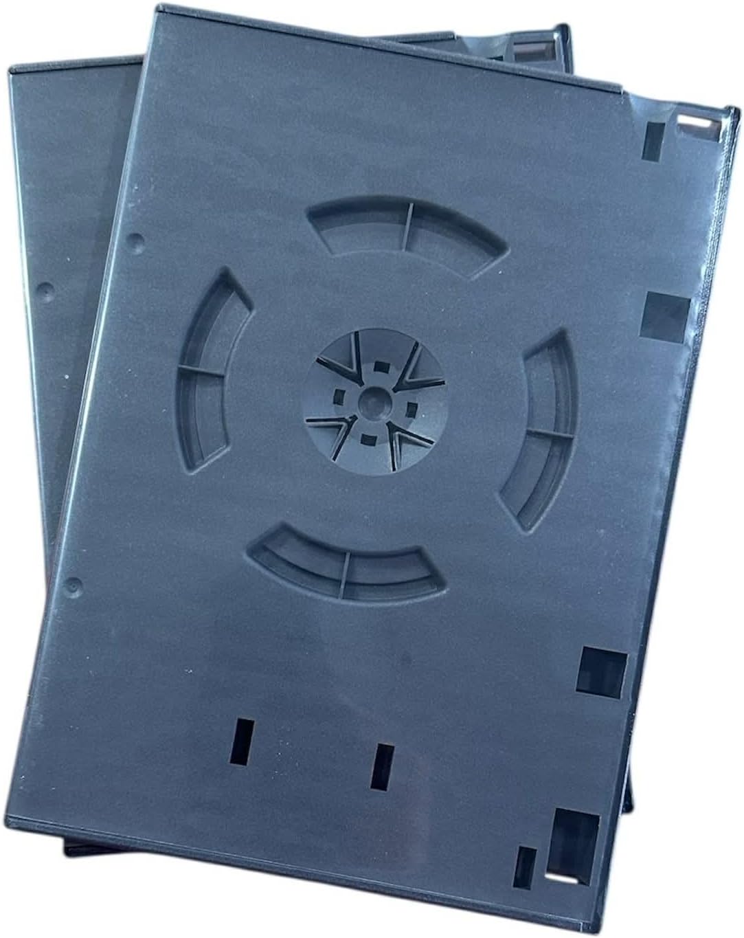 Replacement Case for Nintendo Gamecube Games - Gaming Accessory - Replaces Clear Retail Game Case, with Clear Cover for Box Art. - Black (5 Pack)