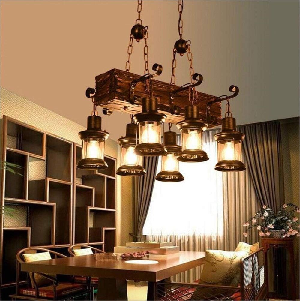 Best Cyber Deals 🔥 Farmhouse Lighting Industrial Rustic Wood Beam Linear Island Pendant Light Chandelier Lighting Hanging Ceiling Fixture 6-Light Exclusive Discount 50% Price Farmhouse Lighting Industrial Rustic Wood Beam Linear Island Pendant Light Chandelier Lighting Hanging Ceiling Fixture 6-Light