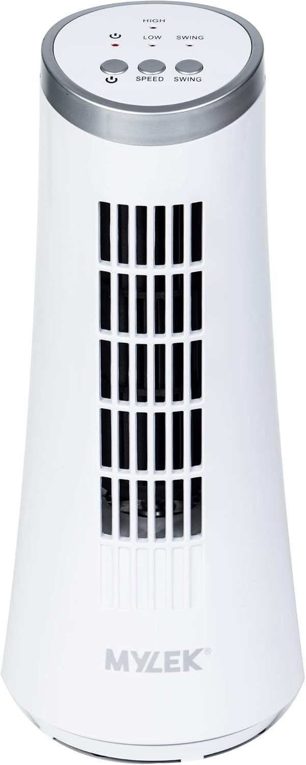 Buy MYLEK Tower Fan Oscillating 12 Inch 