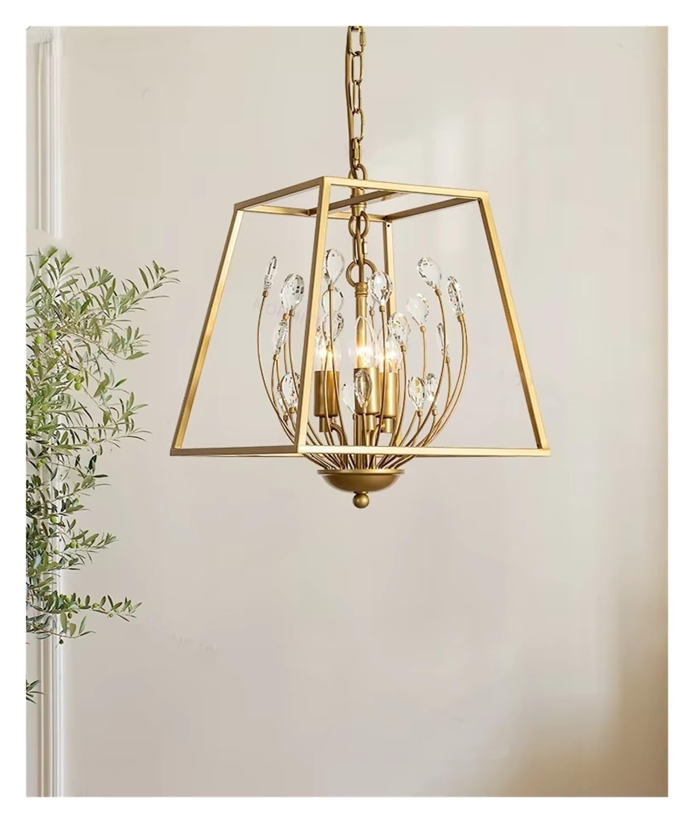 Genérico Lámpara de araña for comedor, vestidor, iluminación de pasillo, luces de cristal