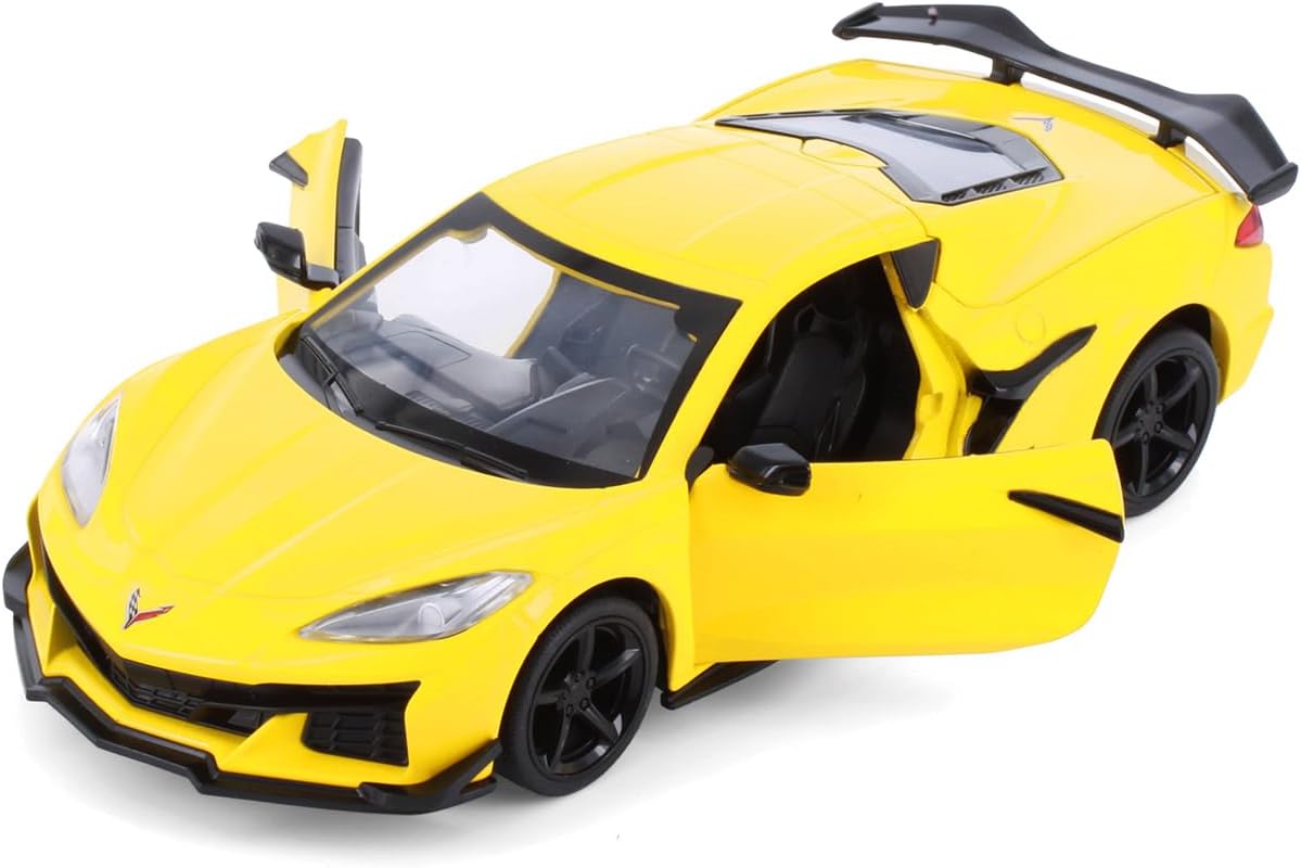 Chevy Corvette Z06, Yellow 68289WYL - 1/24 Scale Diecast Model Car