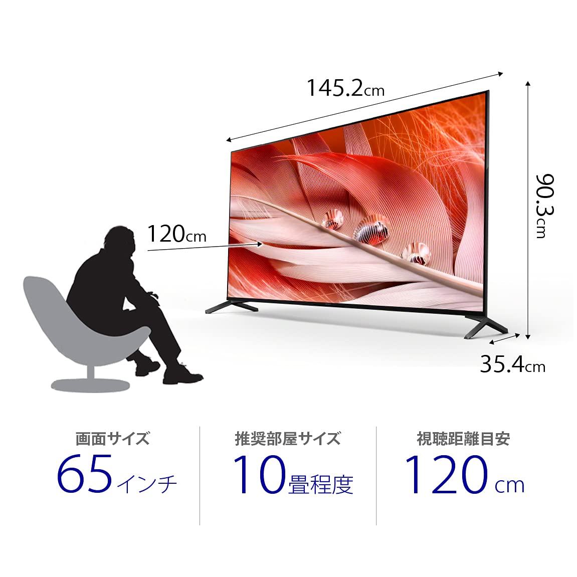 Amazon.co.jp: ソニー 65V型 4K 液晶 テレビ ブラビア XRJ-65X90J