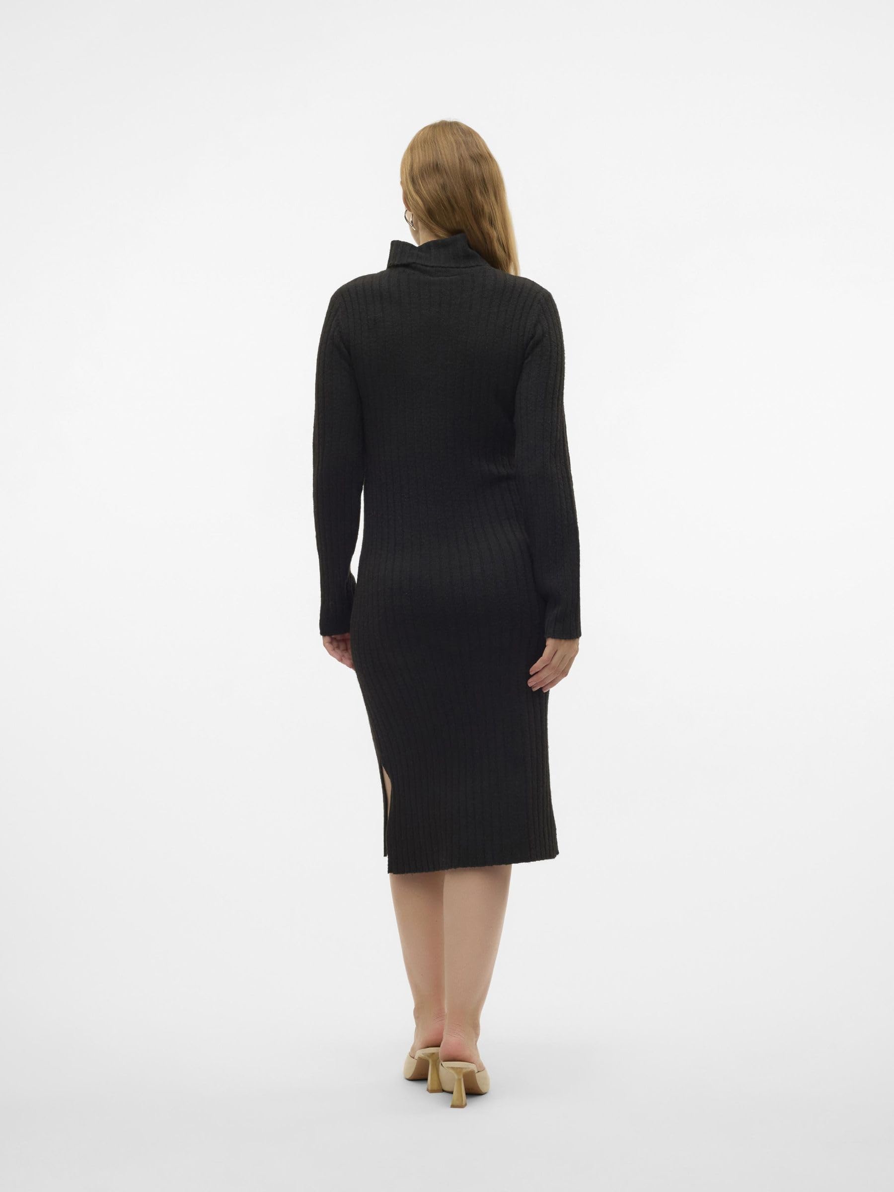 Mamalicious Mlsuniva June LS Knit Midi Dress 2f Noos Mlsuniva June LS Knit Midi Dress 2F Noos Donna (Pacco da 1)