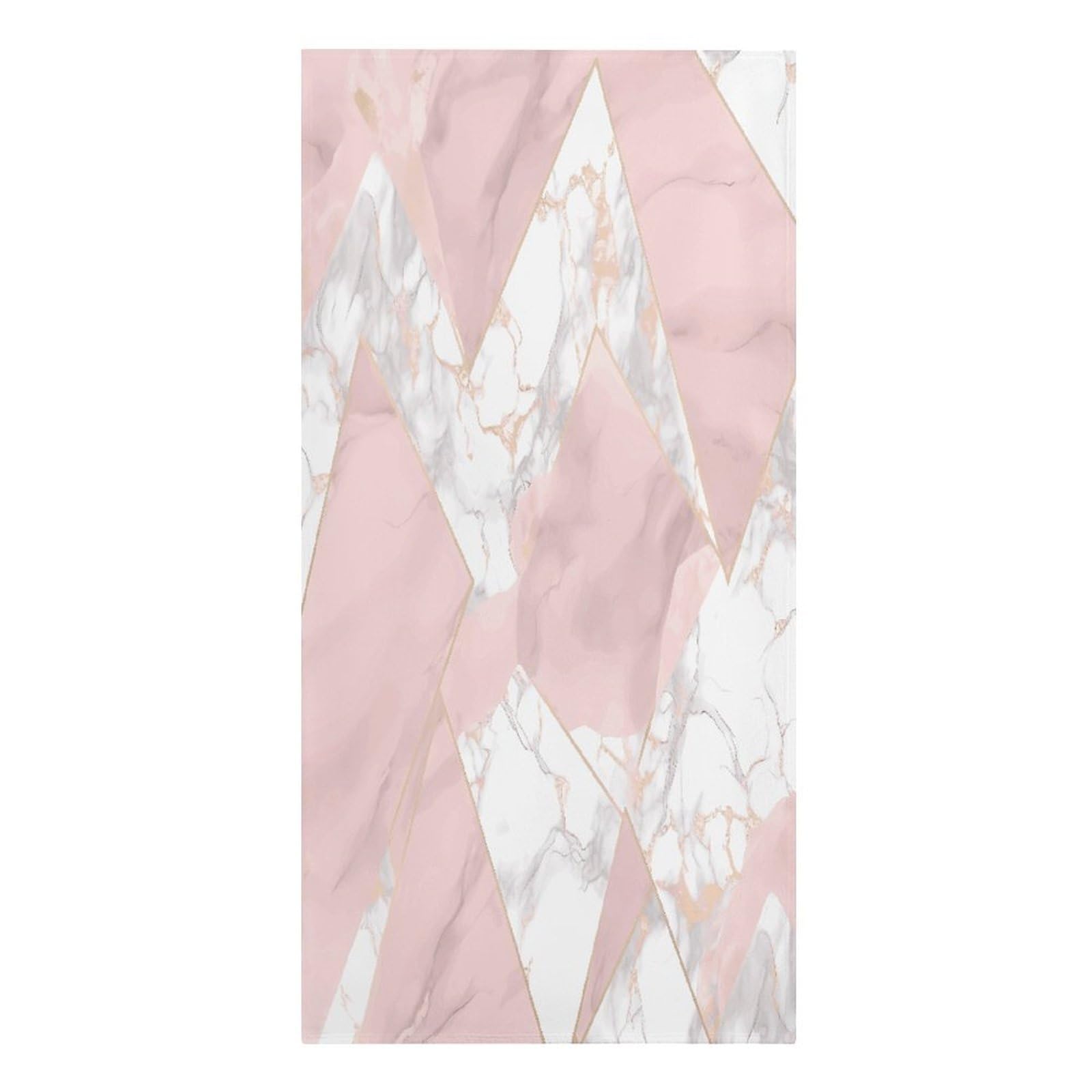 FekiLoot Pink and Gold Marble Towels Soft Oversized Beach Towels Absorbent Sand Free Bath Towel Travel Compact Swim Towels Lightweight Quick Dry Pool Towel Large Beach Blanket 30" X 61"