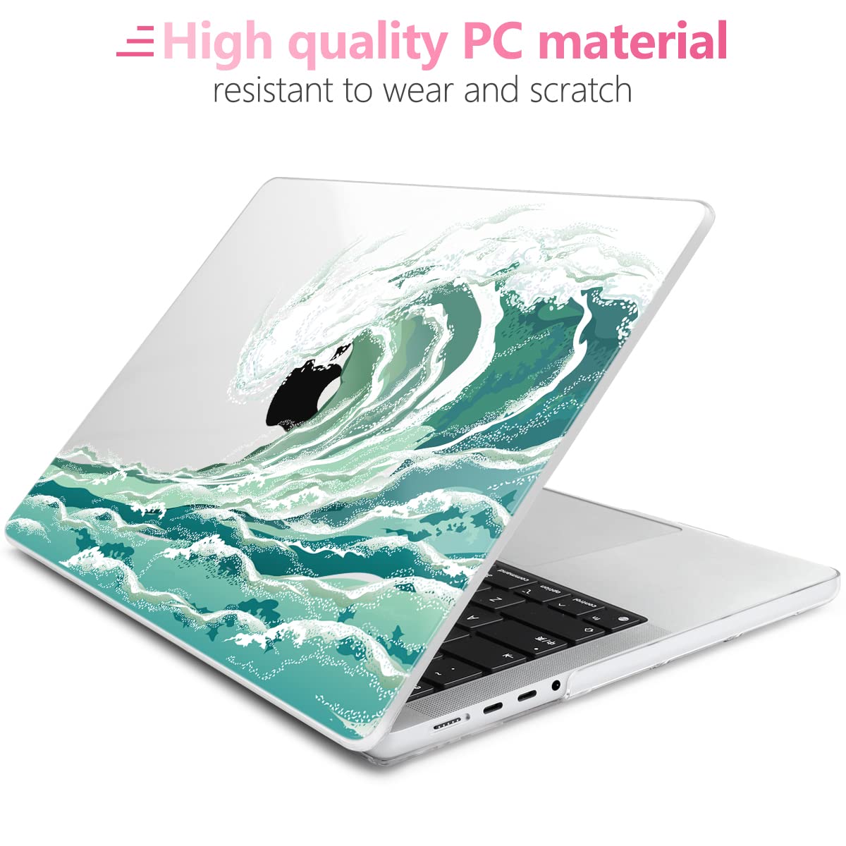 Batianda Protective Case For MacBook Pro 16 Inch M4/M3/M2/M1 - Carbon Fiber Hard Shell With Keyboard Cover