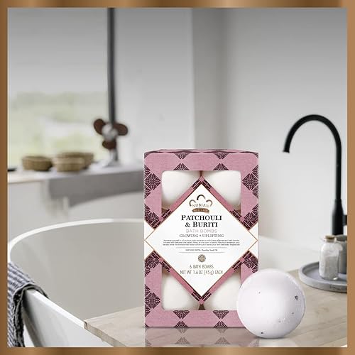 Miniatura 11 de Nubian Heritage Bombas de baño Patchouli y Buriti Uplifting Bath and Body Products 1.6 oz 6 unidades (paquete de 1)
