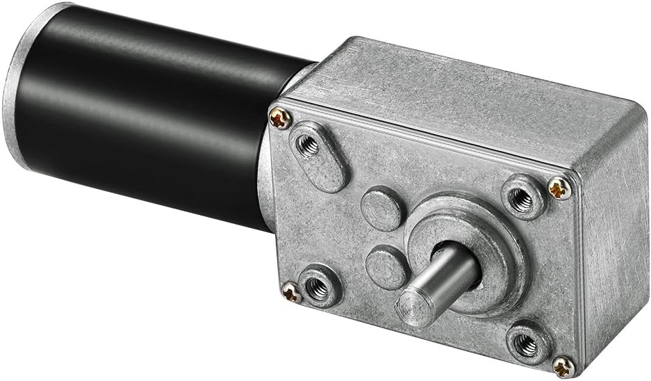 uxcell DC12V 65RPM High Torque Electric Power Speed Reduce Turbine Worm Gear Box Motor