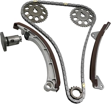 MPLUS Timing Chain Kit with Tensioner Fit 1998 Toyota Corolla/Chevrolet Prizm 1ZZFE Engine 1.8L L4 16V DOHC 1ZZ-FE with 30mm tensioner