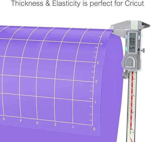 Vista 44 de REALIKE Alfombrilla de corte de 12 x 12 para Silhouette Cameo 5/4/3/2/1 (3 alfombrillas – agarre estándar, agarre ligero, agarre fuerte)