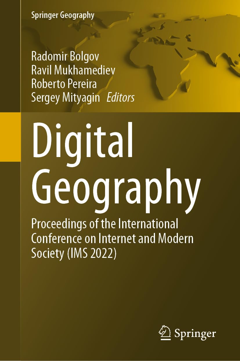 Digital Geography Actes IMS 2022 Livre Recherche Internet et Société
