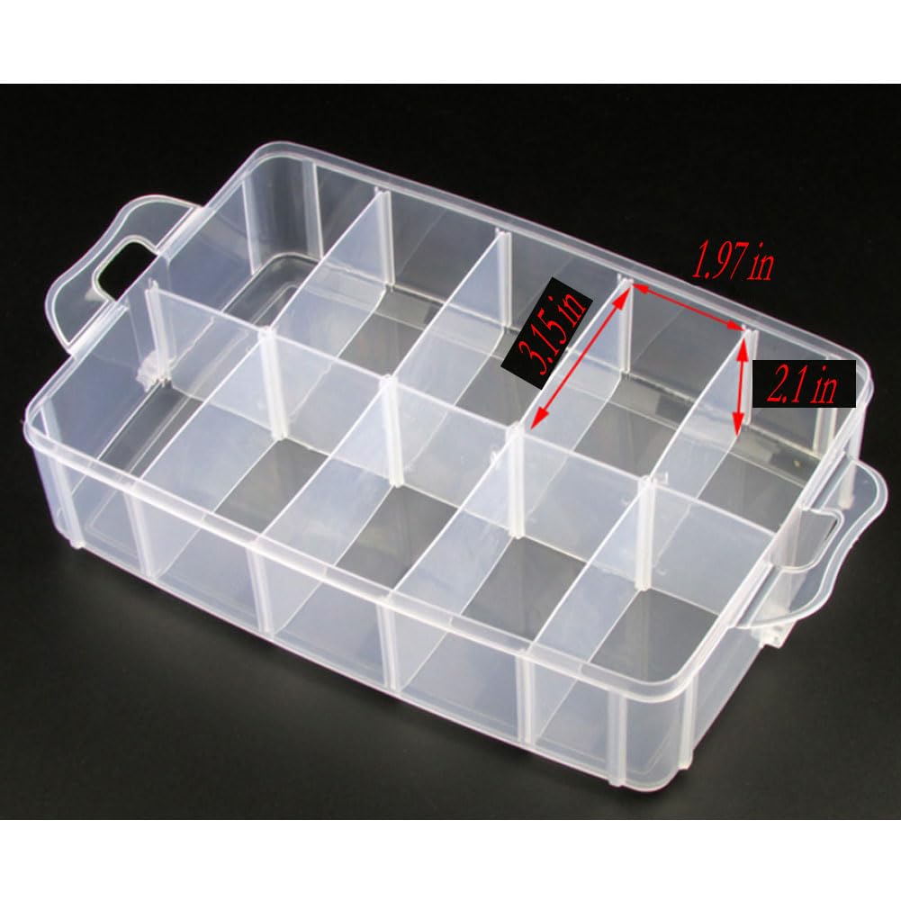 Washi Tape Box Organizer Storage,Divider Closet Container,3 Layers Detachable with 30 Adjustable Compartments, Masking Tape Desktop Tape DIY Sticker Roll Tape Cutter Holder Storage