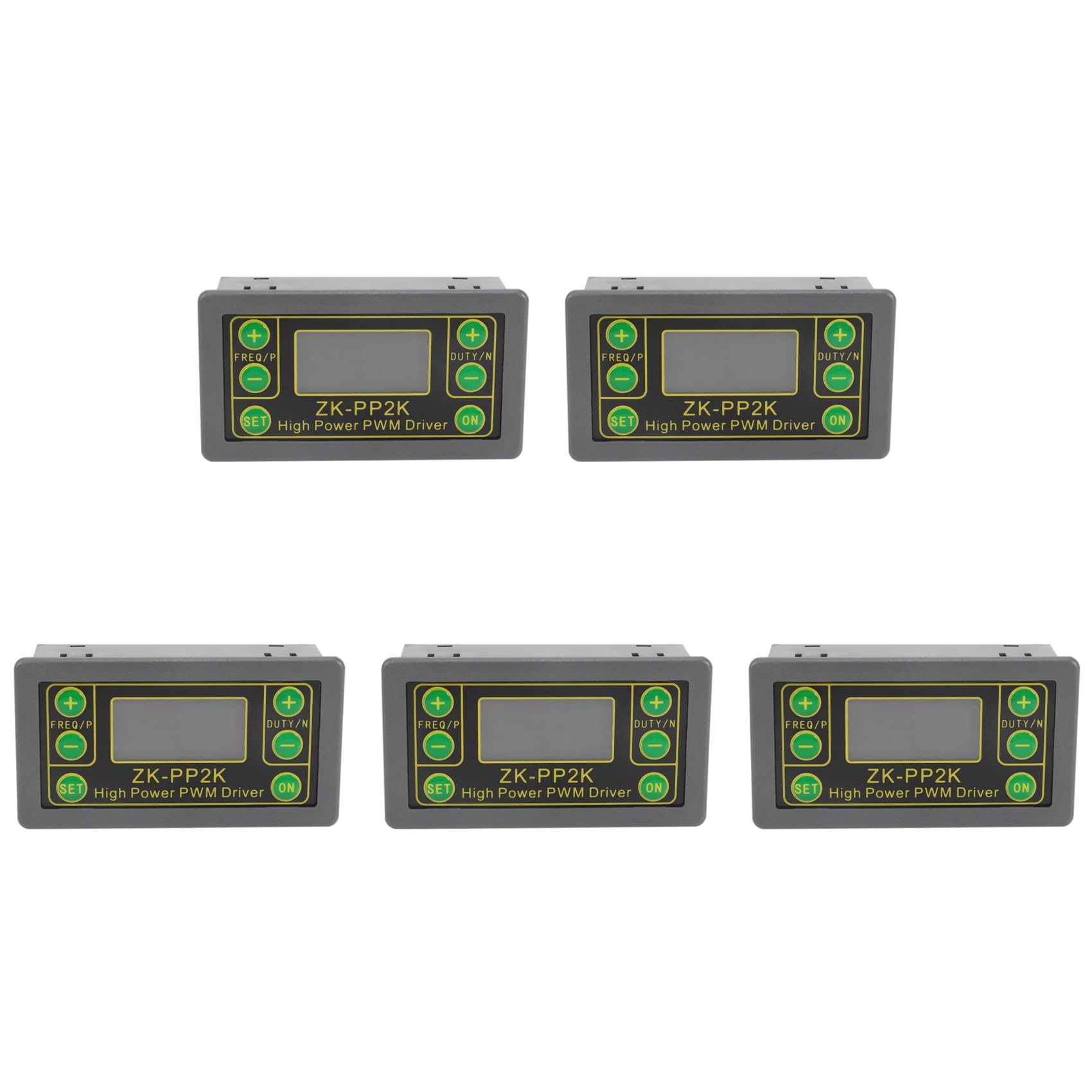 Jnchdghwa As Shown 5X -Pp2k Pwm Dc 3.3-30V 12V 24V Motor Speed Controller Regulator 8A 150W Adjustable Led Dimmer Pulse Frequency Duty