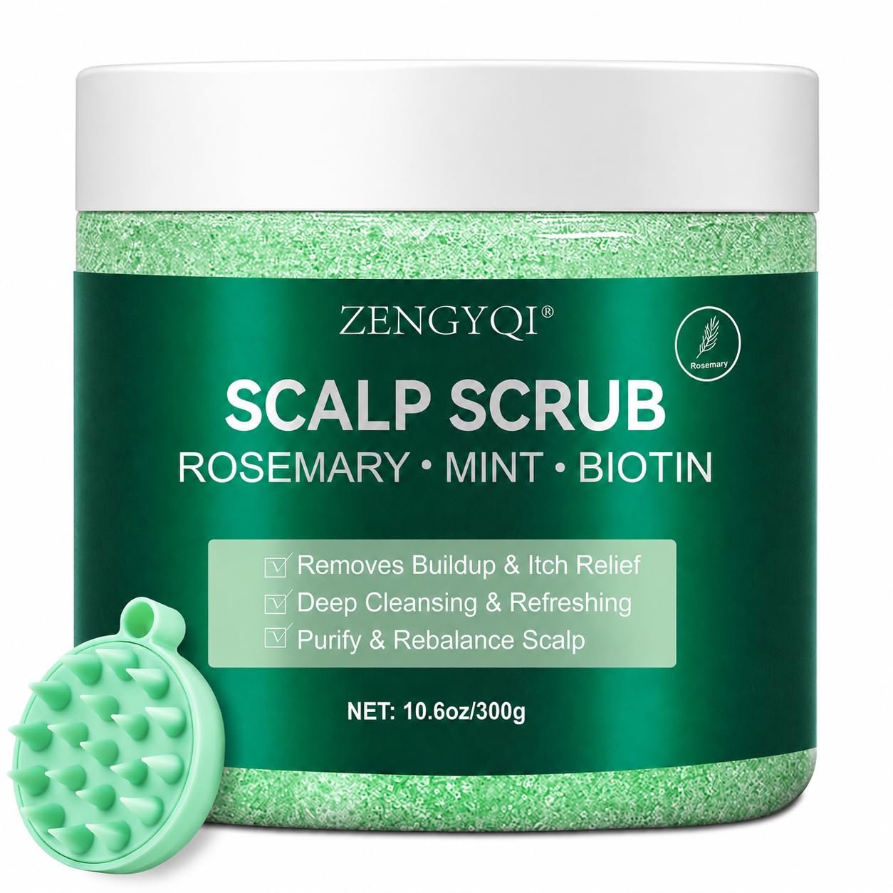 Scalp Scrub Rosemary & Mint Oil Exfoliator for Dandruff