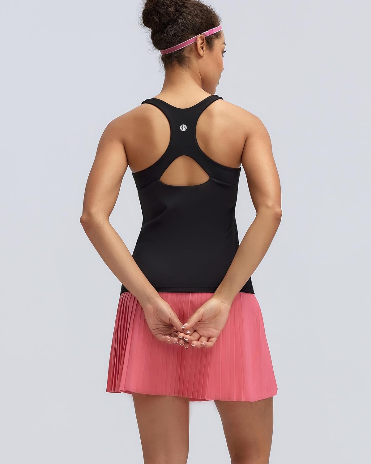 RUNNING GIRL Tank top with Built in Bra for Women,Compression Shirts Crisscross Back Workout Yoga Tops