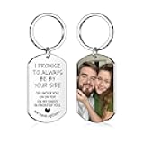 Perleddom Funny Keychain for Boyfriend Men Thoughtful Gifts for Men from Wife Mens Easter Basket Stuffers Gifts for Him