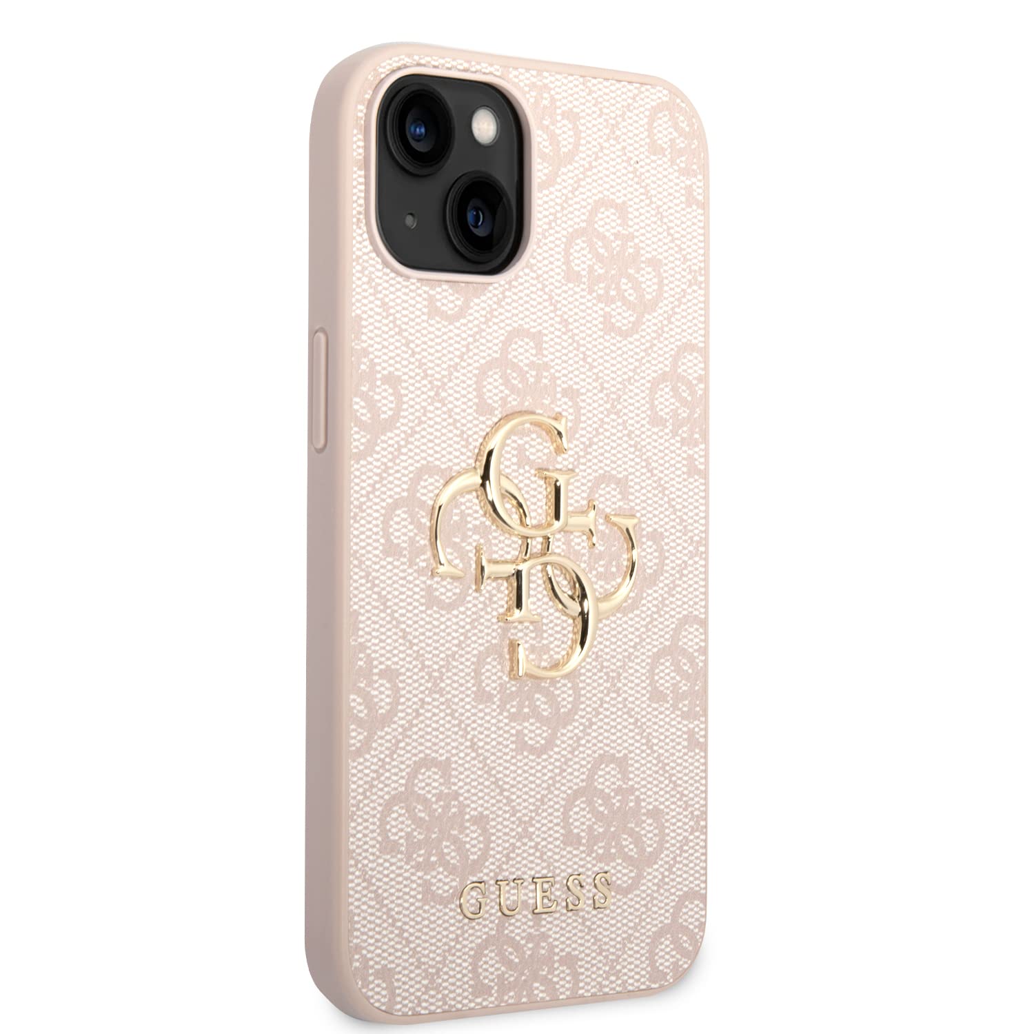 GUESS GUHCP15S4GMGPI Custodia rigida iPhone 15 6.1" con logo Big Metal