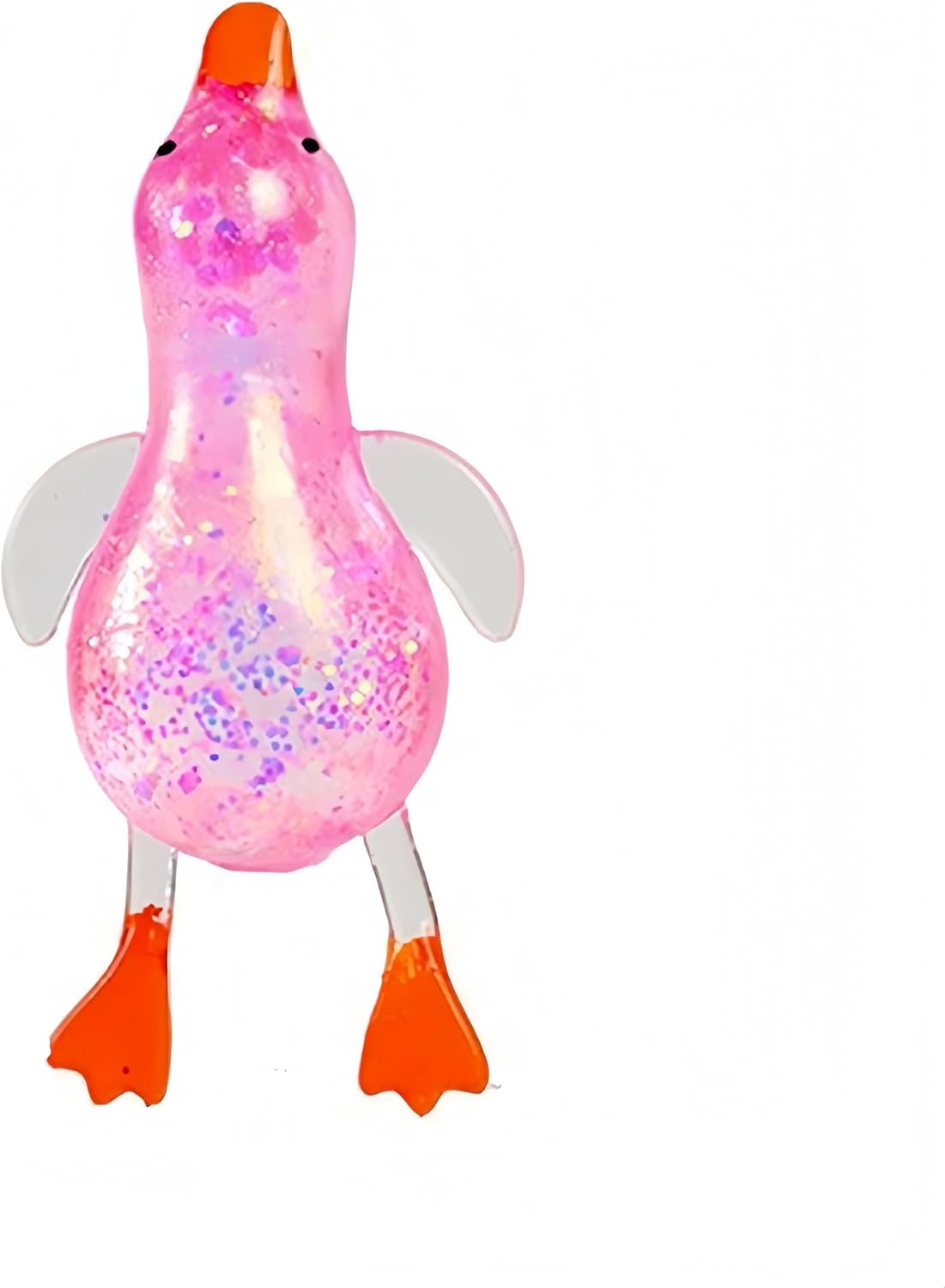 Cute Duck Squishy Sugar Stress Ball, Soft Duck Stress Relief Sugar Ball Squishy Ultra Squishy and Moldable Slow Rise Relaxing Sensory Fidget Stress for Anxiety Relief Pink (Purple)