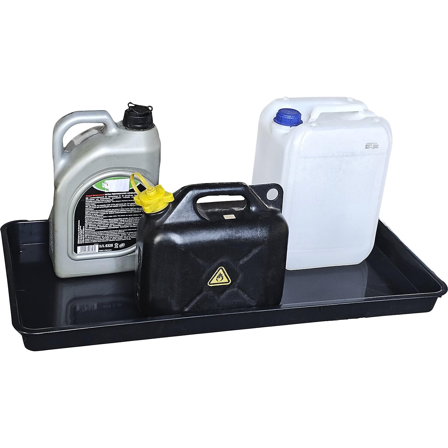 Vasca universale in PE per taniche 11,5 l 790 x 400 x 50 mm impilabile
