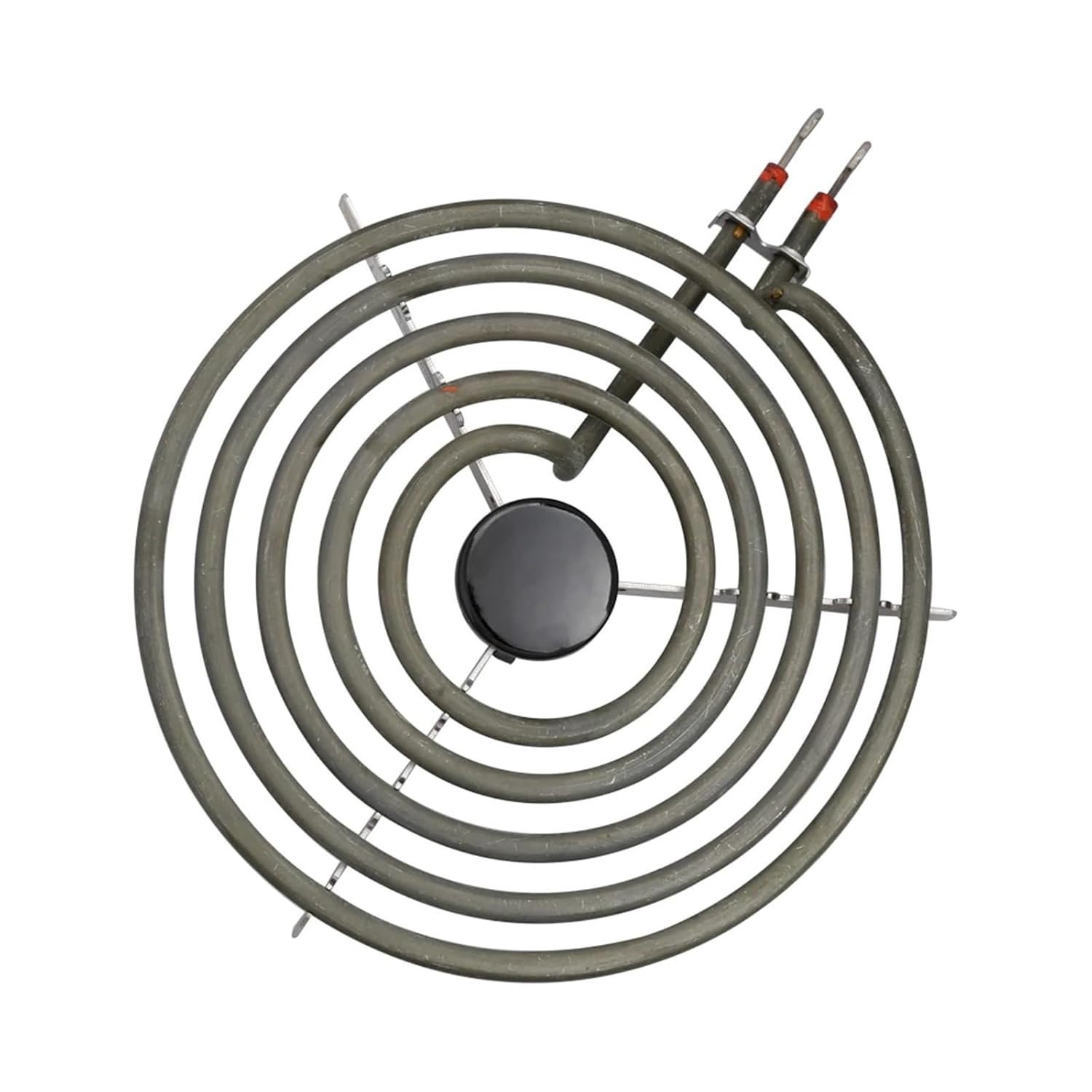 1PCS 2100W 230V 8" 5 Turns Heating Element for Surface Burner - 5 Coils Pancake Coil Shape Heater Tube with Tripod Back Size Flat(5coil-Ring)