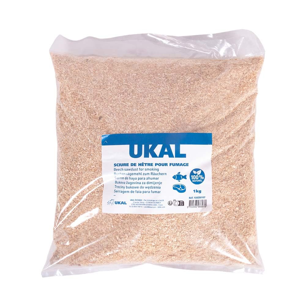 Sciure de hêtre pour fumage 1 kg UKAL