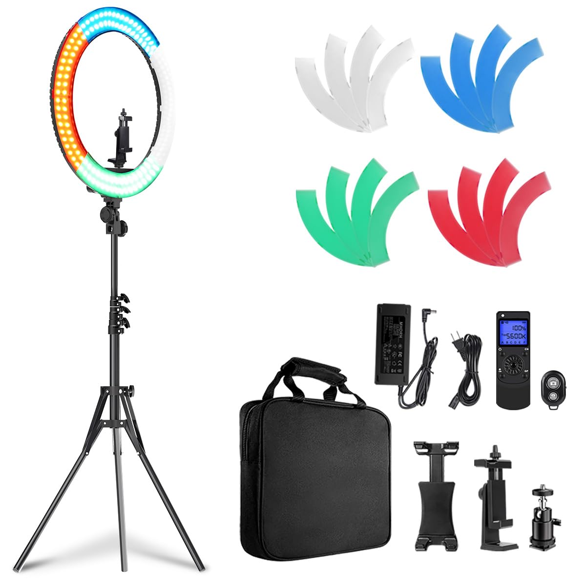 Amazon.com: 19 inch Ring Light with Remote Controller and Stand